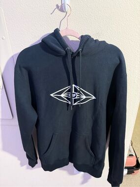 SLANDER Men’s M Black Pullover Hoodie EDM DJ Graphic Sleeve Festival Merch
